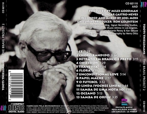 Toots Thielemans - The Brasil Project Vol.1.2 (1992-93) Lossless