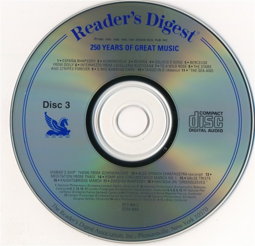 VA - 250 Years Of Great Music From Bach To Bernstein (1992) (Lossless + mp3)