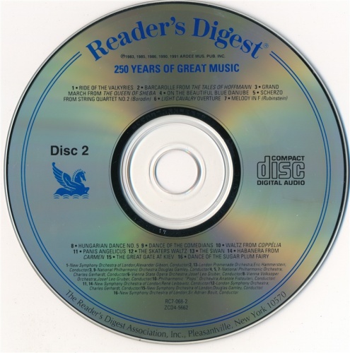 VA - 250 Years Of Great Music From Bach To Bernstein (1992) (Lossless + mp3)
