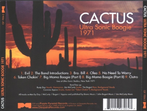 Cactus - Ultra Sonic Boogie (1971) (2010) Lossless