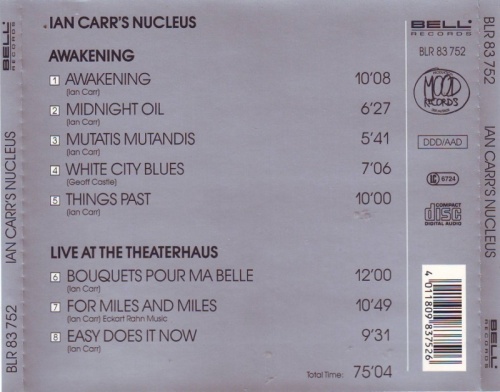 Ian Carr's Nucleus - Awakening / Live At Theaterhaus (1980-85) (1993) lossless