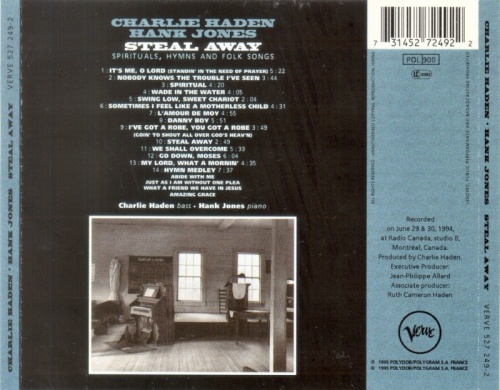 Charlie Haden & Hank Jones - Steal Away (1994) Lossless