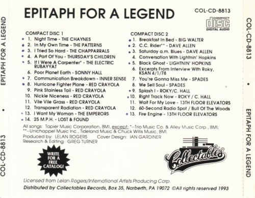 V.A  - Epitaph For A Legend (1993) Lossless