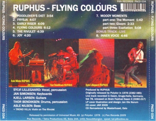 Ruphus - Flying Colours (1978)[Remastered](2009)