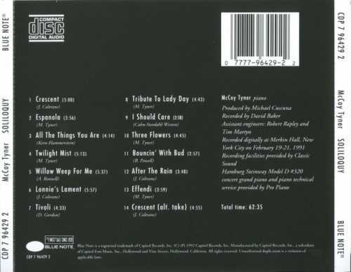 McCoy Tyner - Soliloquy (1991) Lossless
