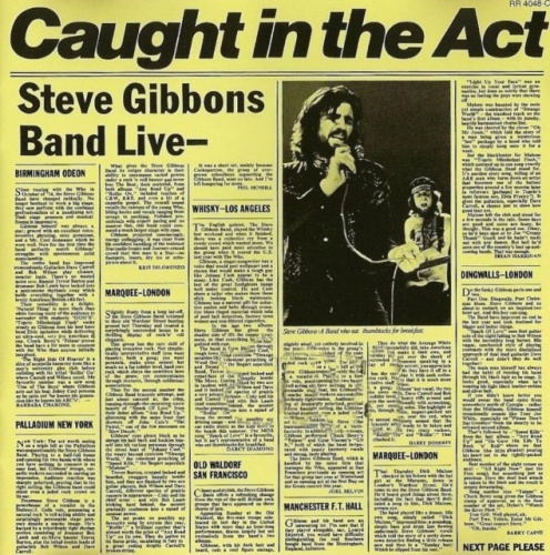 Steve Gibbons Band - Caught In The Act (1977) (Reissue, 1990) lossless