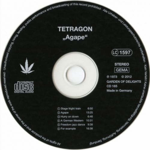 Tetragon - Agape (1973) (2012) lossless