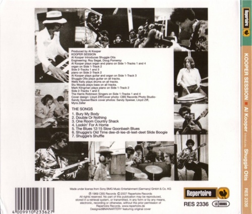 Al Kooper Introduces Shuggie Otis - Kooper Session (1969) (2007) Lossless