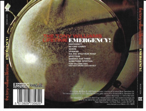 The Tony Williams Lifetime - Emergency! (1969) (Remastered, 2011) lossless