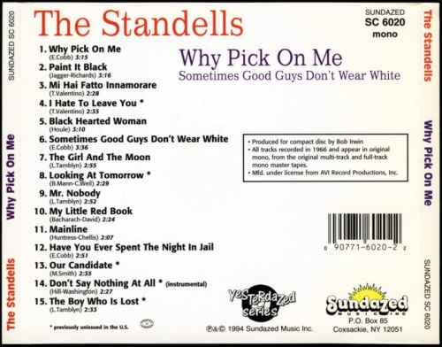 The Standells - Why Pick On Me (1966) (2008)Lossless