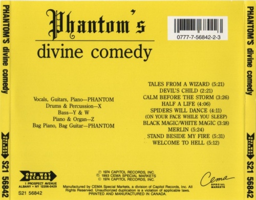 Phantom - Phantom's Divine Comedy Part 1 (1974) (1993) lossless