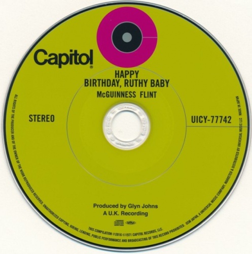 McGuinness Flint - Happy Birthday Ruthy Baby (1971) [Japan Remastered, SHM-CD 2016]