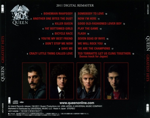 Queen - Greatest Hits [Japanese Edition] (1981) [2019] (Lossless)