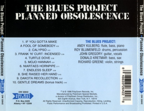 The Blues Project - Planned Obsolescence (1968) (1996) Lossless