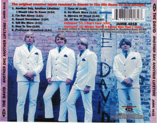 The David - Another Day, Another Lifetime (1967) (2001) Lossless