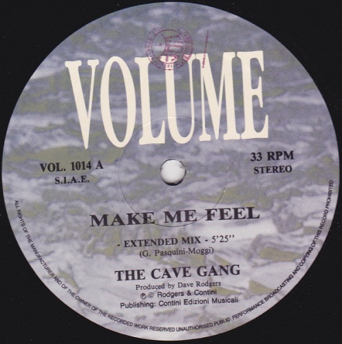 The Cave Gang - Make Me Feel (Vinyl, 12'') 1994