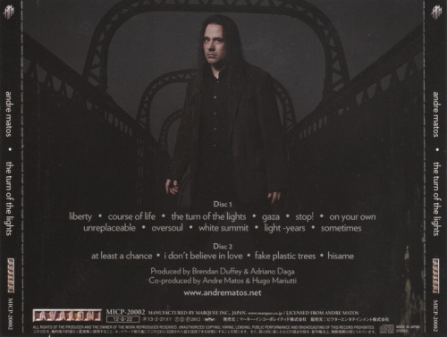 Andre Matos - The Turn Of The Lights (2012) (Japanese Limited Edition 2CD)