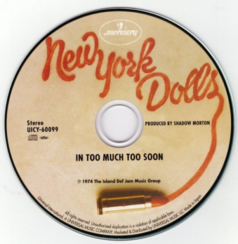 New York Dolls - Too Much Too Soon (1974) Japan remaster (2009) Lossless