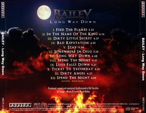 Bailey - Long Way Down (2014) (Japanese Edition)