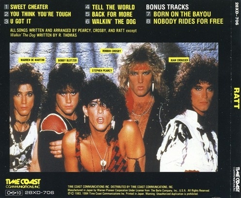 Ratt - Ratt (1983) [EP Japan 1-st Press + EP 1984] Lossless