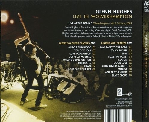 Glenn Hughes - Live In Wolverhampton (2012) [2CD]  Lossless