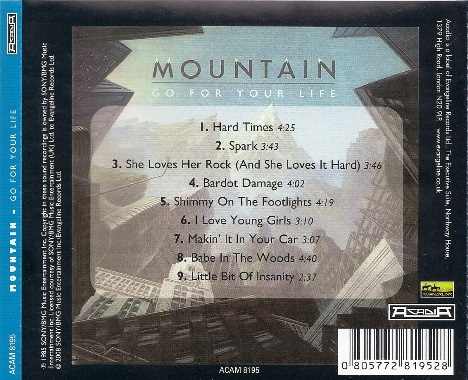 Mountain - Go For Your Life (1985) [Reissue 2008] Lossless