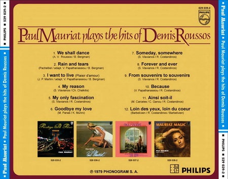 Paul Mauriat - Paul Mauriat plays the hits of Demis Roussos (1979) 