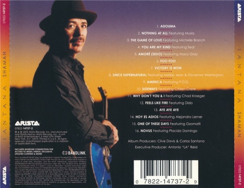 Santana - Shaman (2002) (Lossless + mp3)