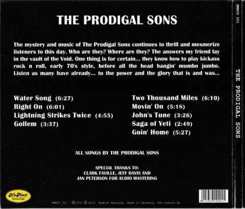 The Prodigal Sons - Prodigal Sons [Emerge From The Void] (1972) (Reissue, 2010) Lossless