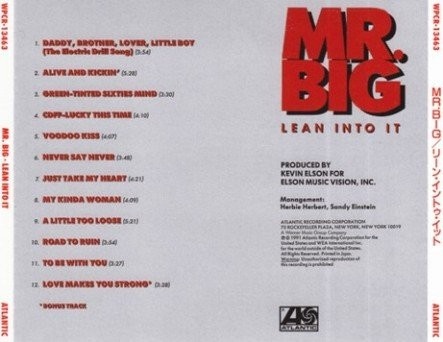 Mr. Big - Collection (1989-1996) [4 Japan Edit. SHM-CD 2009] Lossless