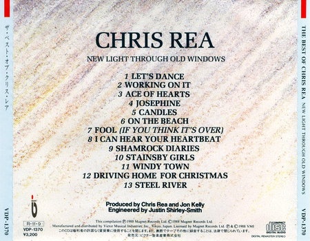 Chris Rea - New Light Through Old Windows 1988 (Lossless)