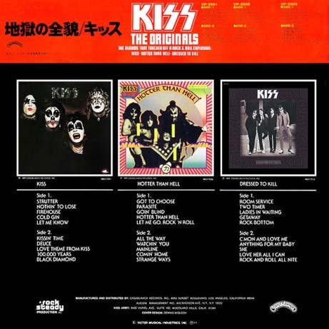 Kiss - The Originals (1977) [3LP Compilation Japan Press / Vinyl Rip 24/192] Lossless