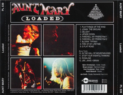 Aunt Mary - Loaded (1972) (Remastered, 2002) Lossless