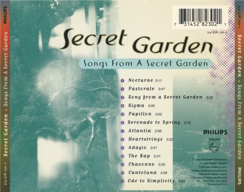 Secret Garden - Songs From A Secret Garden (1995) (Lossless + mp3)