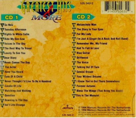 The Moody Blues – Greatest Hits & More (1996) The Moody Blues – Greatest Hits & More (1996)
