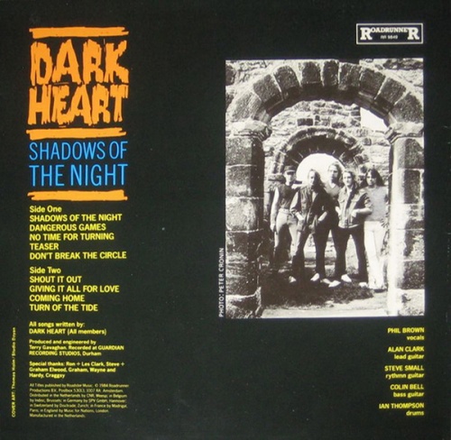 Dark Heart - Shadows Of The Night (1984)