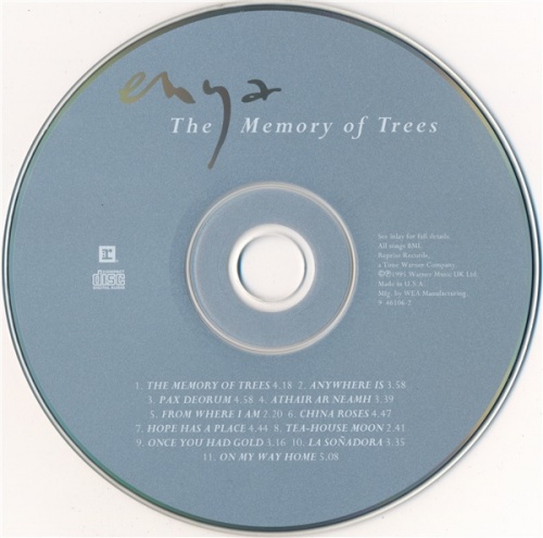 Enya  The Memory Of Trees (1995) (Lossless + mp3)