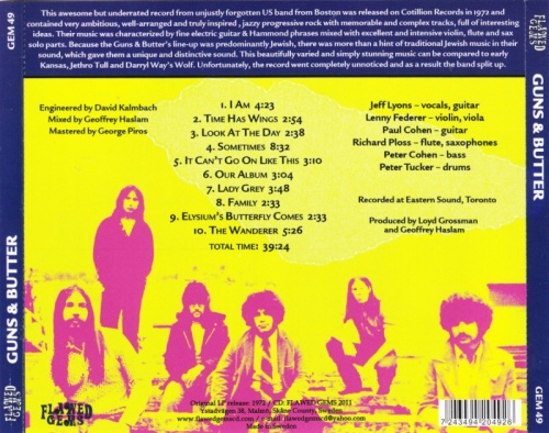 Guns & Butter  Guns & Butter (Limited Edition,1972) [2011]  Lossless