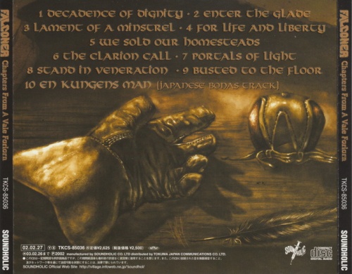 Falconer - Chapters From A Vale Forlorn (2002) (Japanese Edition)