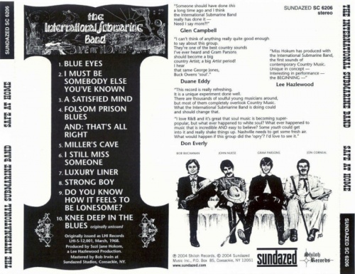 The International Submarine Band - Safe at Home (1968) (2004) Lossless