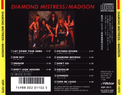 Madison - Diamond Mistress (1986)