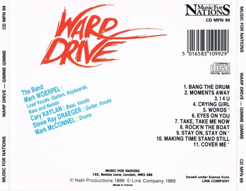 Warp Drive - Gimme Gimme (1989)