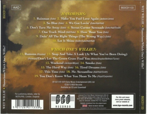 Wet Willie - Manorisms / Which One's Willie? 1975-77 [Remastered, 2013] Lossless