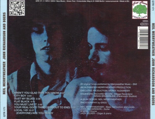 Neil Merryweather, John Richardson and Boers - Neil Merryweather, John Richardson and Boers (1970) (Reissue, 2018)  Lossless