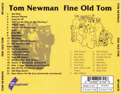 Tom Newman - Fine Old Tom (1975) (1995) Lossless