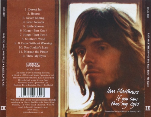 Ian Matthews - If You Saw Thro' My Eyes (1971) (Remastered, 2012) Lossless