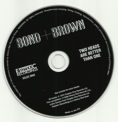 Bond + Brown - Two Heads Are Better Than One (1972) (Remastered, 2009) Lossless