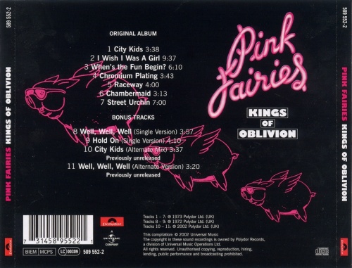 Pink Fairies - Kings Of Oblivion 1973 [2002, Remastered] Lossless