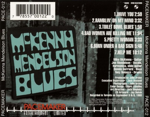 McKenna Mendelson Mainline - McKenna Mendelson Blues (1969) (1996) Lossless