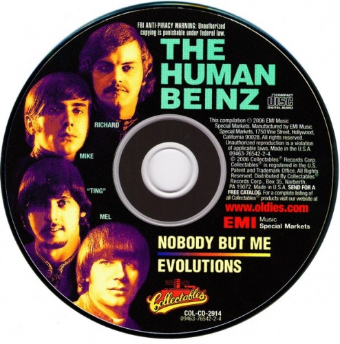 The Human Beinz - Nobody But Me / Evolutions (1968) (2006) Lossless